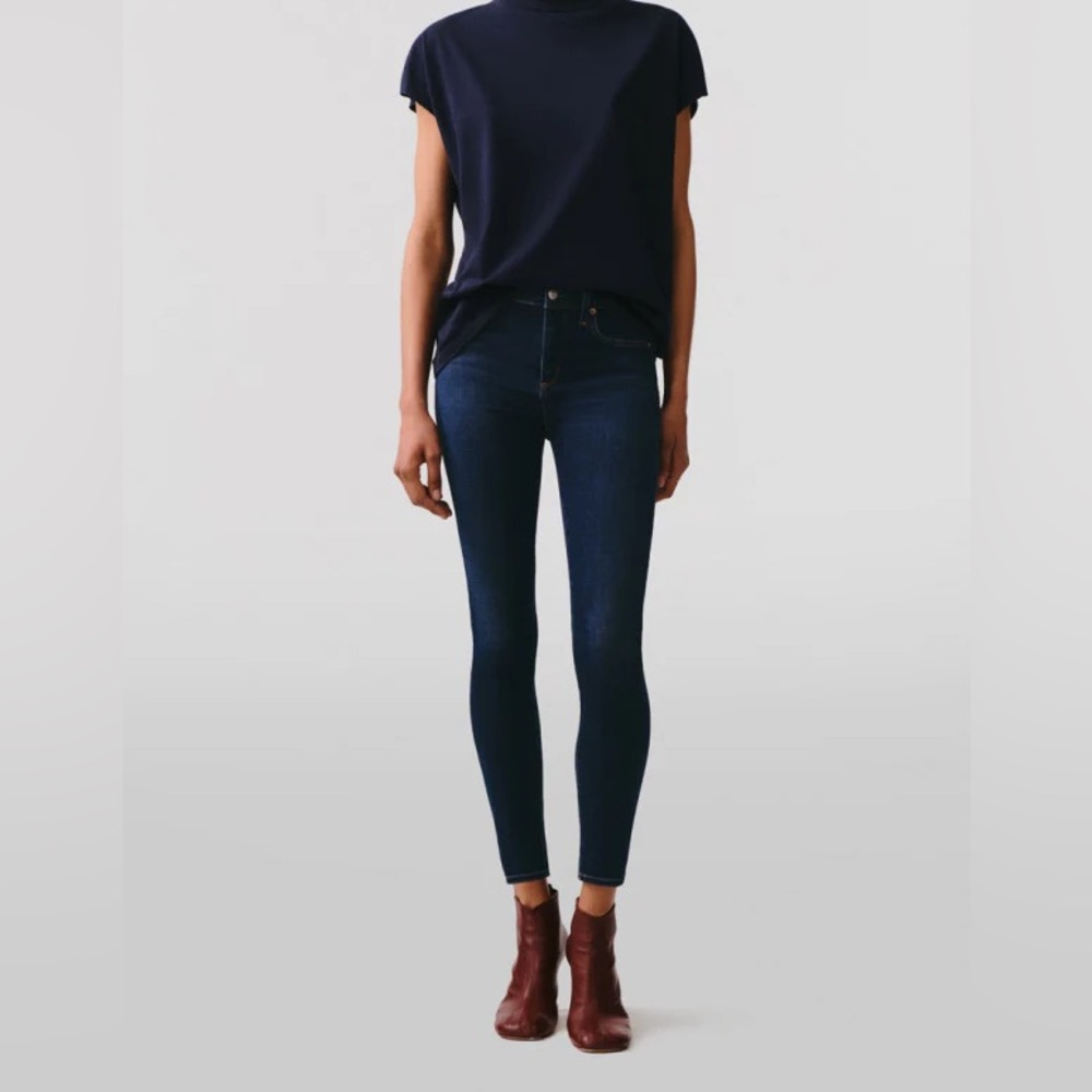 AGOLDE-Sophie Mid Rise Skinny Ankle - Prelude